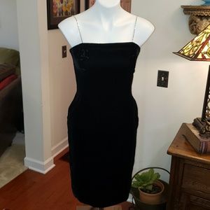 Vintage Velour Cocktail Dress